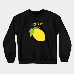 Lemon Crewneck Sweatshirt